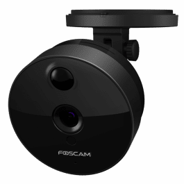 Caméra IP C1 noire HD grand angle vision nocturne WiFi - Foscam